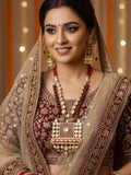 Statement Kundan Long Necklace Set