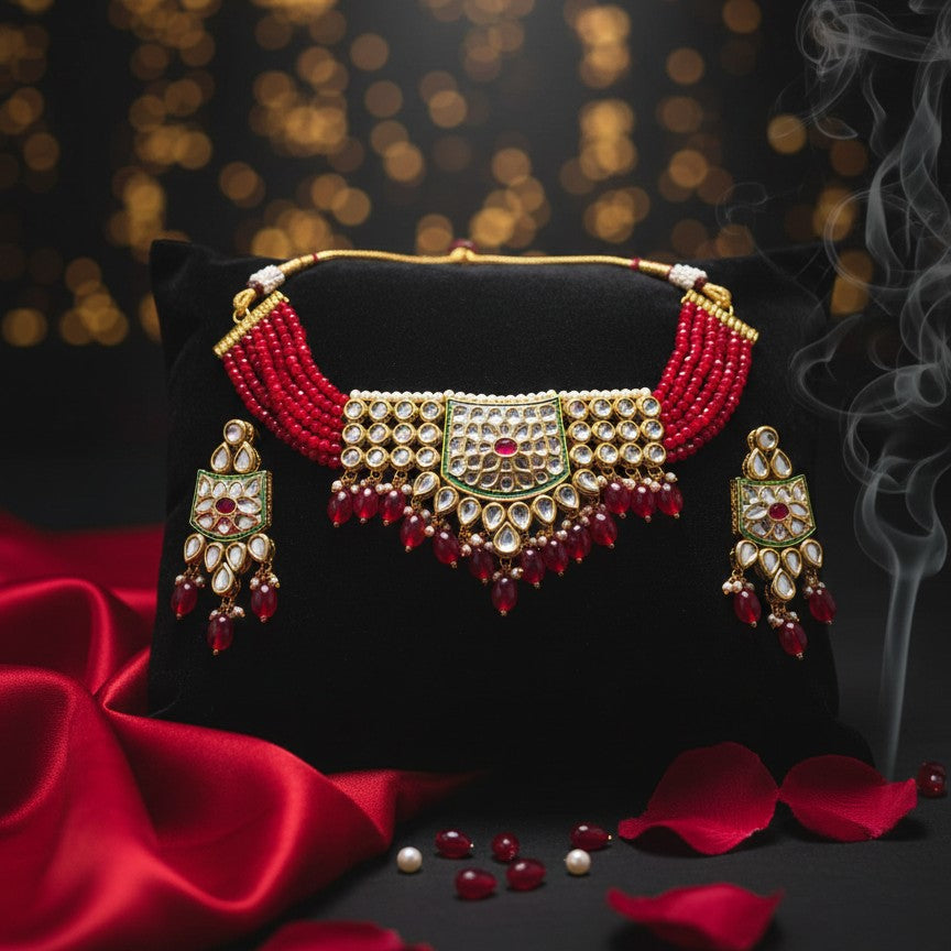 Statement Kundan Choker Set