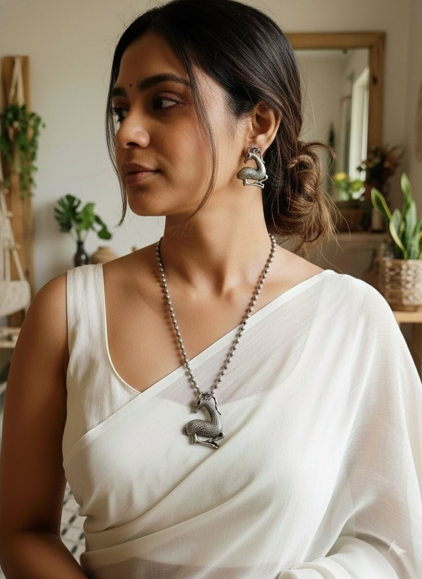 Statement Silver Replica Pendant Sets