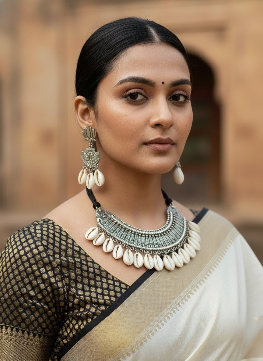 Elegant Kawri Hasli Necklace Set