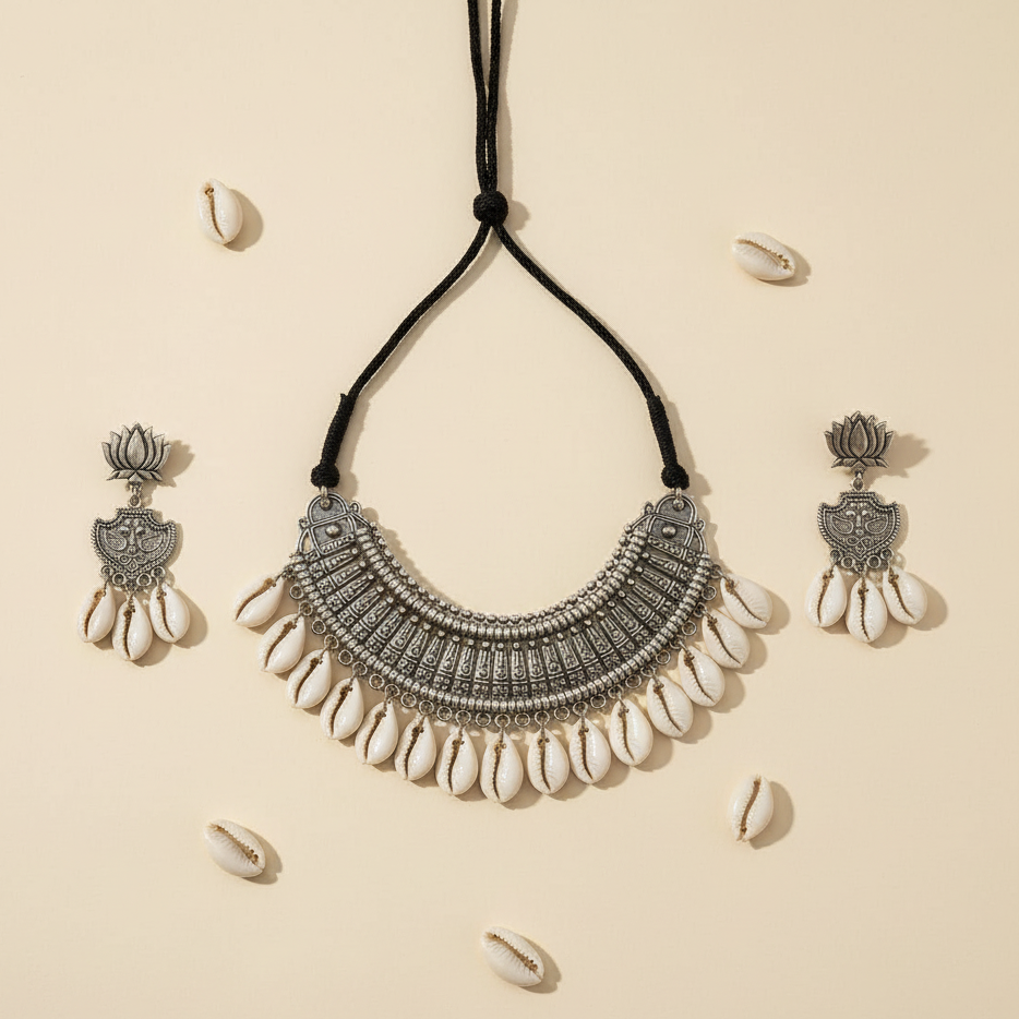 Elegant Kawri Hasli Necklace Set