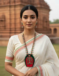 Devi Handmade Fabric Necklace Set