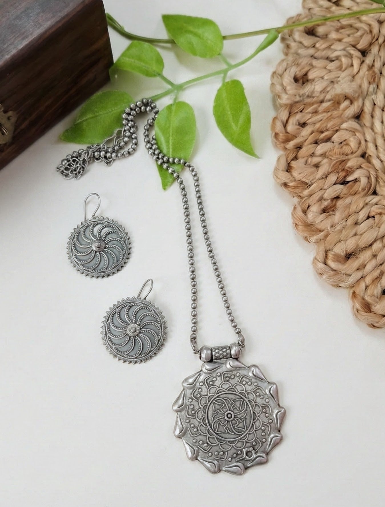 Classy Silver Replica Pendant Sets