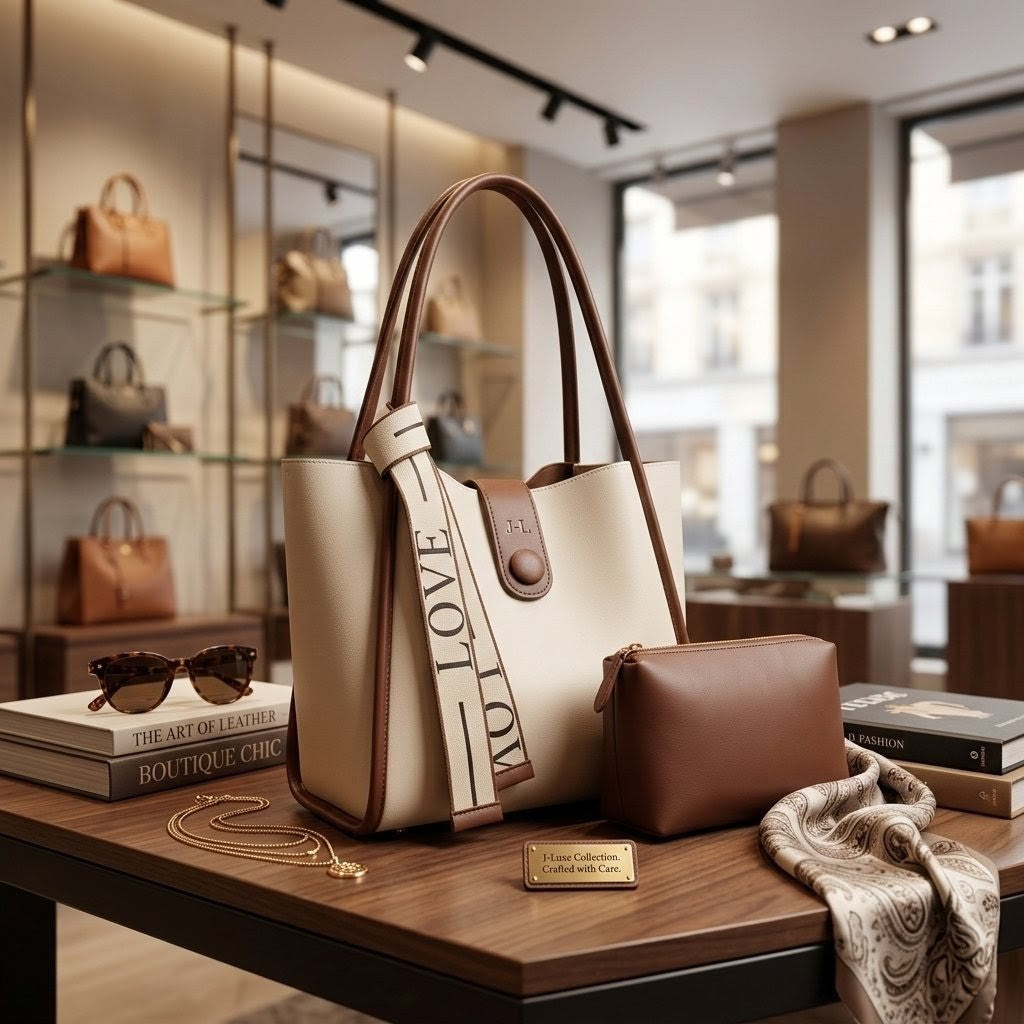 Classy Solid Color Ladies Hand Bag