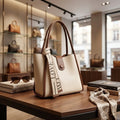 Classy Solid Color Ladies Hand Bag