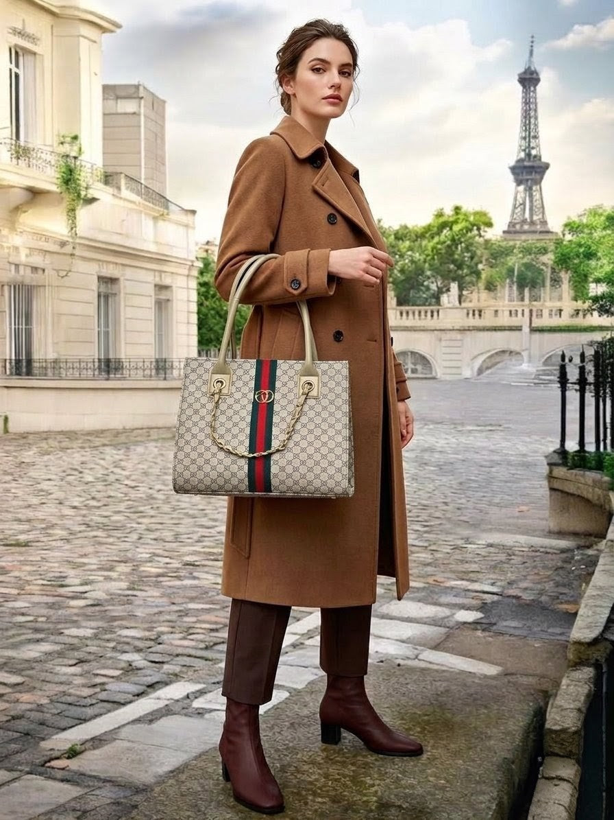Brand Inspired Stylish Big Size Tote Bag