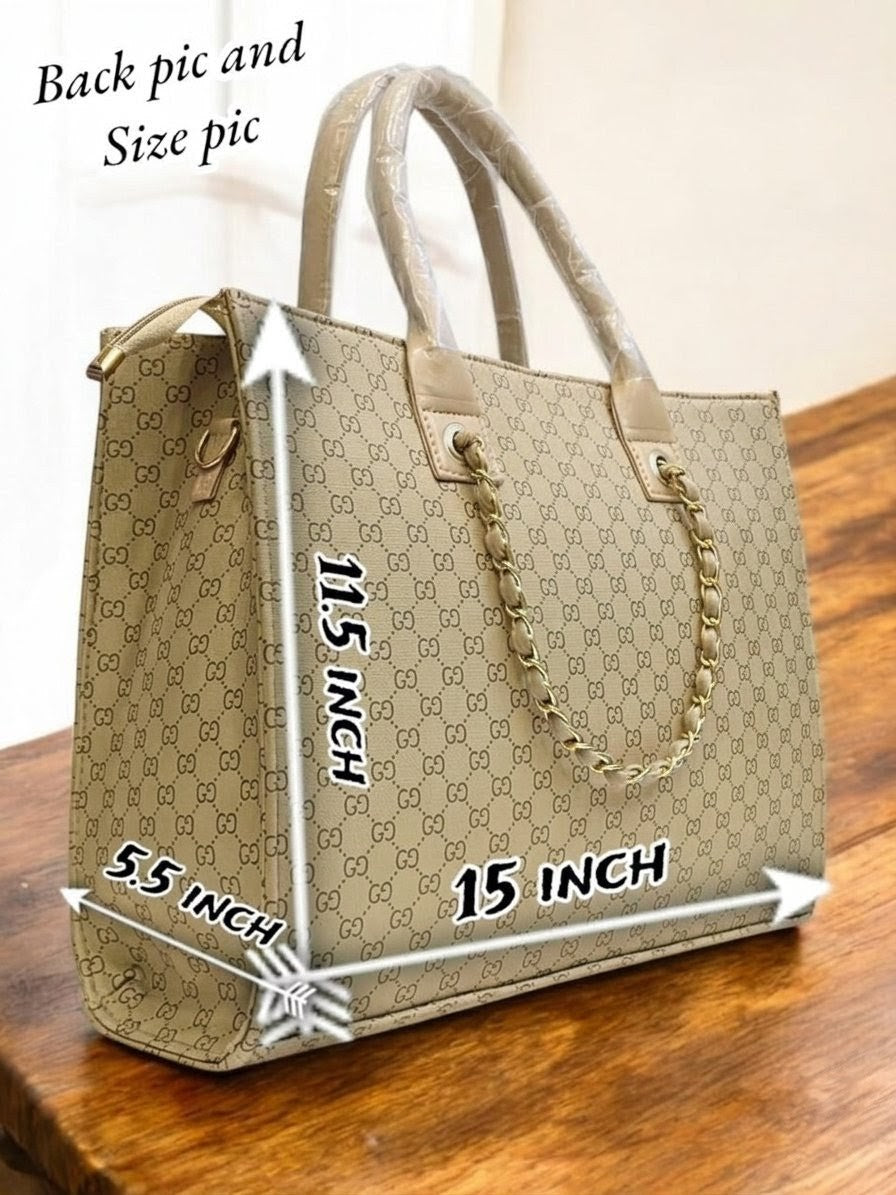 Brand Inspired Stylish Big Size Tote Bag