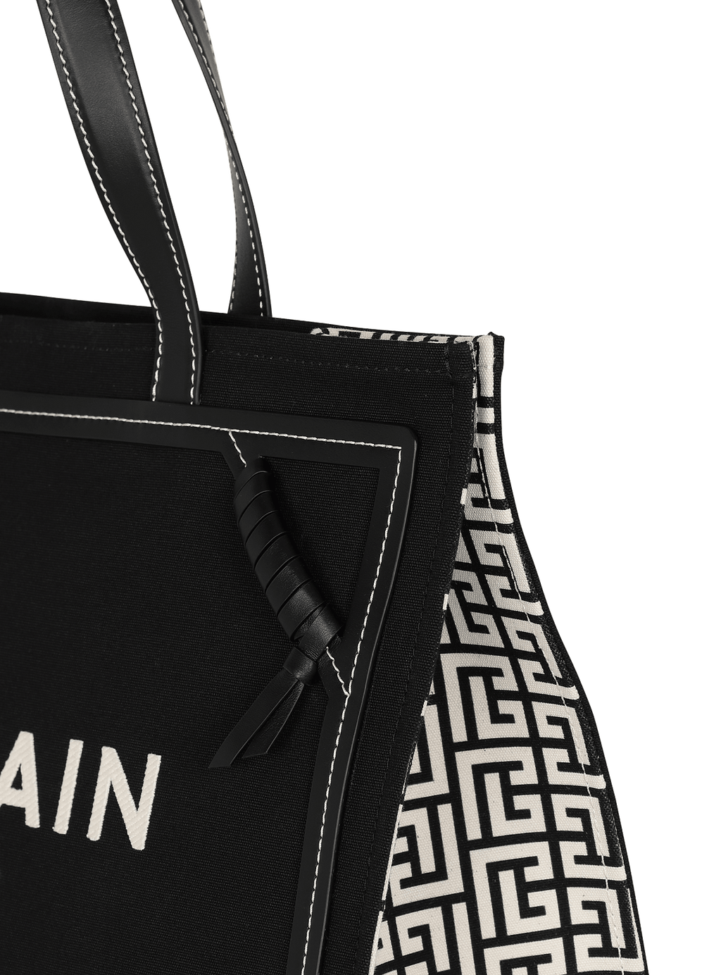 Brand Inspired Canvas Tote Bag with Detachable Pouch