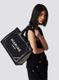 Brand Inspired Canvas Tote Bag with Detachable Pouch