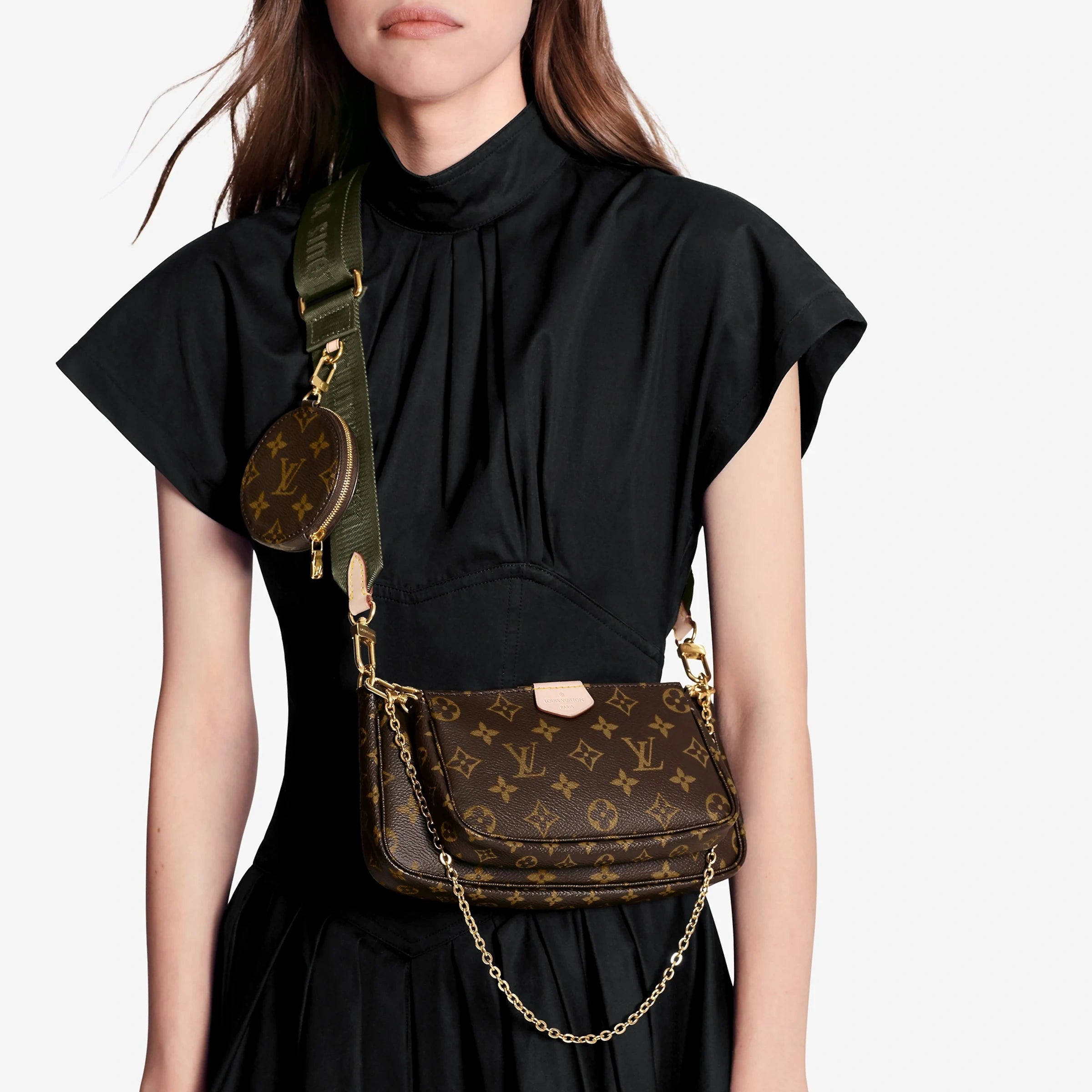 Brand Inspired Multi Pochette Accessories 3 piece Combo Crossbody Sling Bags