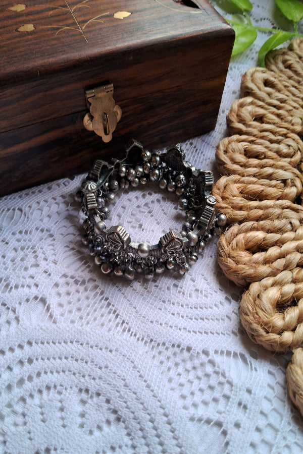 Silver Replica Brass Openable Bangle