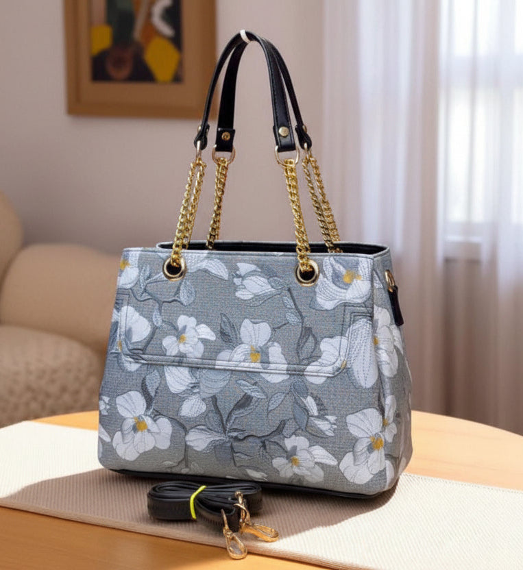 Floral Printed Classy Hand Bag