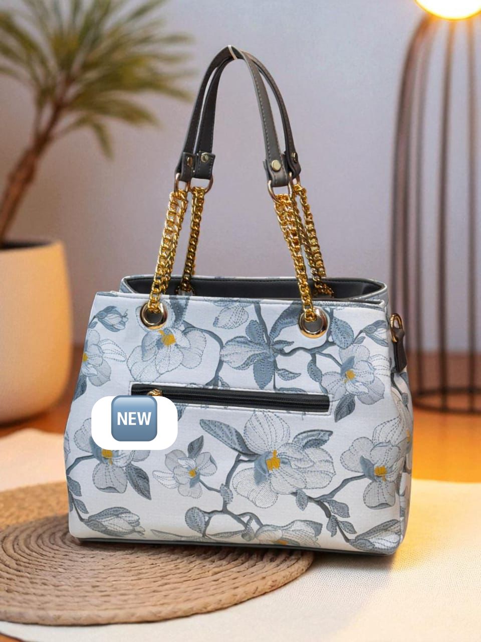 Floral Printed Classy Hand Bag