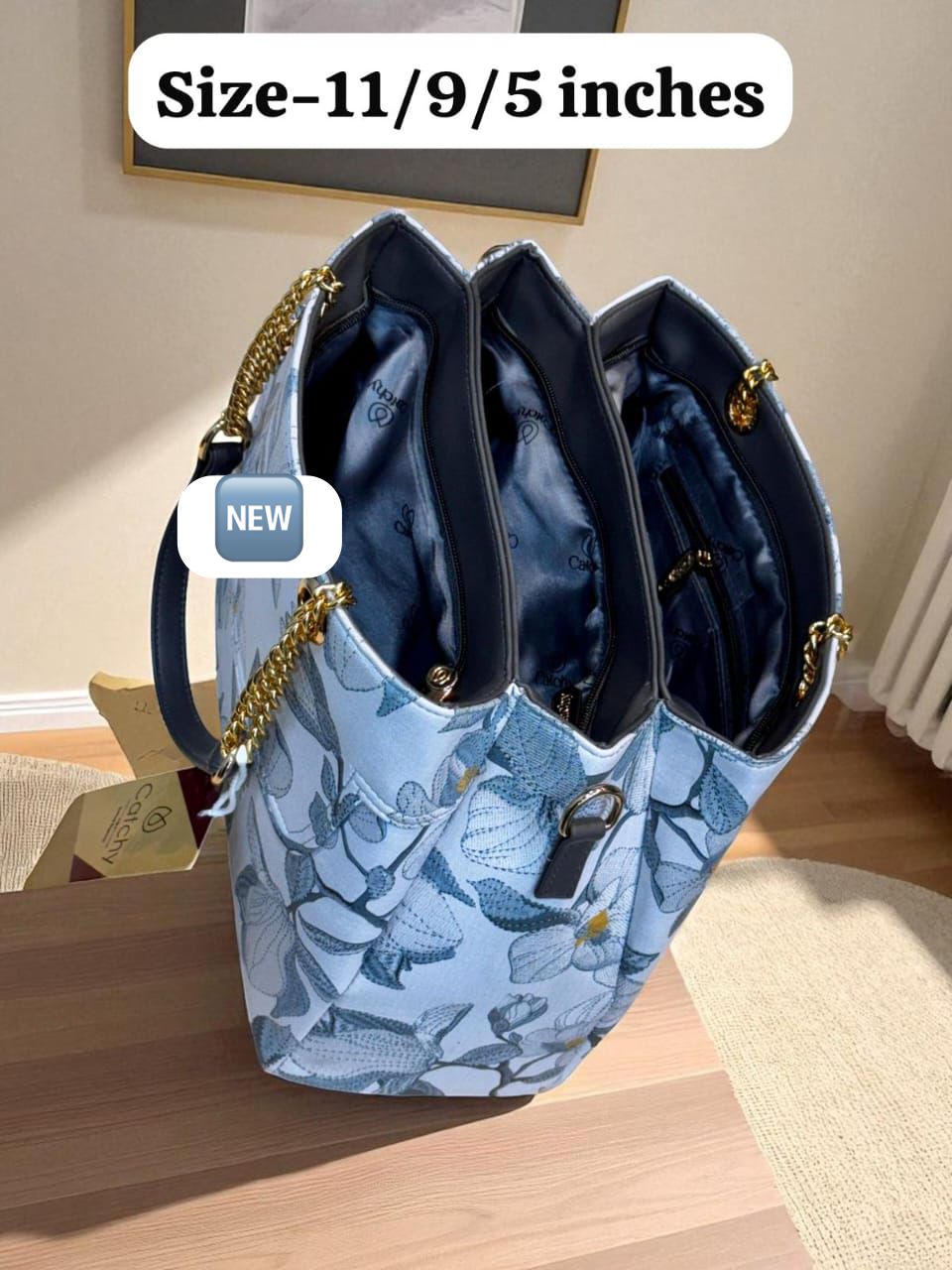 Floral Printed Classy Hand Bag