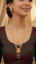 Designer Pendant Pearl Necklace Set