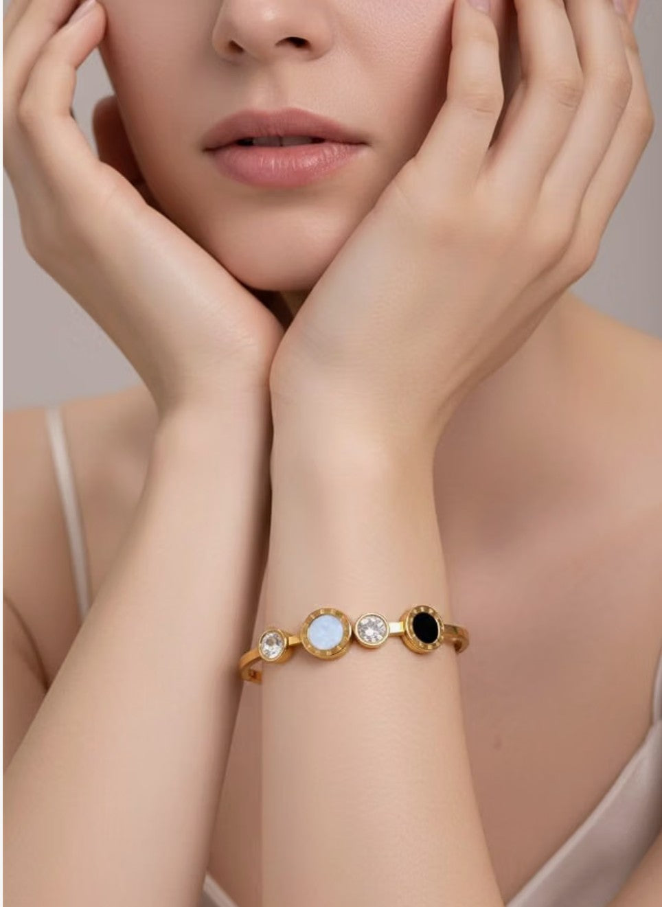 Anti Tarnish Openable Sleek Bangle