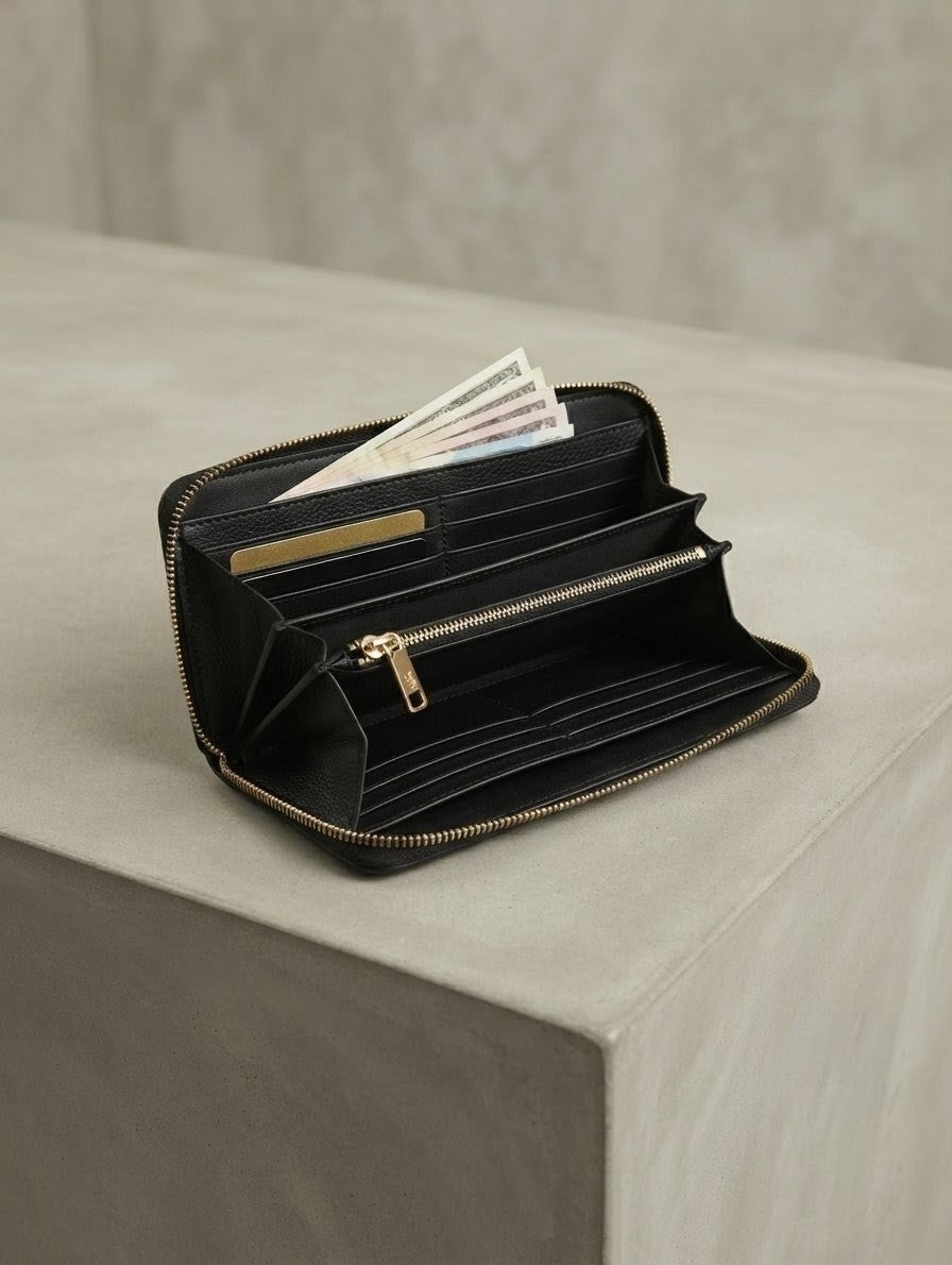 Brand Inspired Leather Wallet for Women