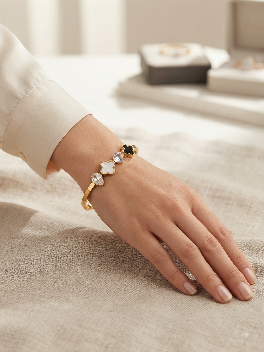 Anti Tarnish Openable Sleek Bangle