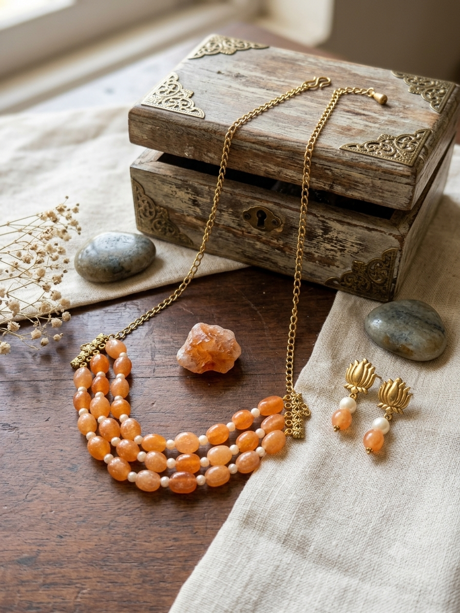 Elegant Beads Choker Set