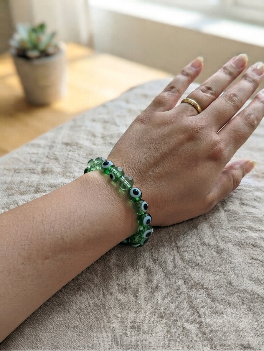 Evil Eye Beads Wristband and bracelet for Women