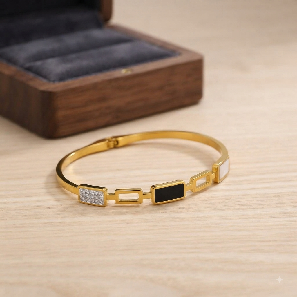 Anti Tarnish Openable Sleek Bangle