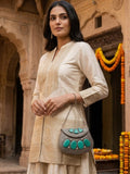 Party Wear Brass Clutch Bag for Women