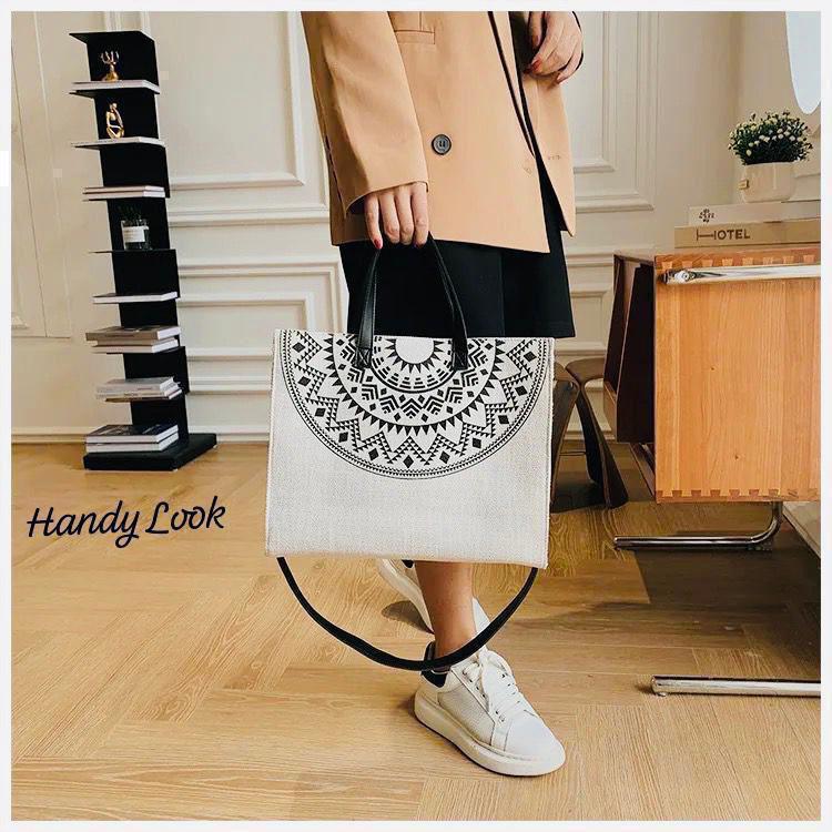 Designer Jute Tote Bag