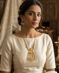 Bengali Style Gold Plated Pendant Set for Women