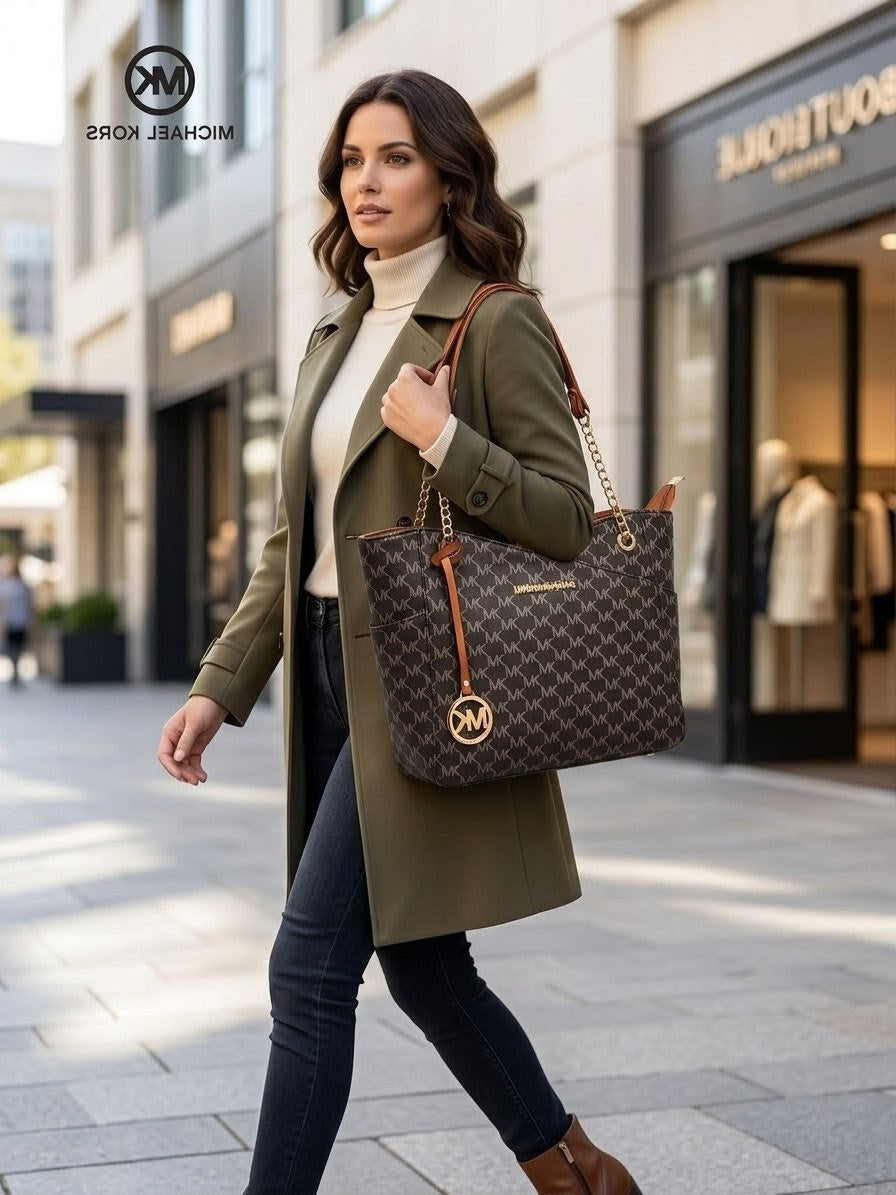 Brand Inspired Stylish Medium Tote Bag