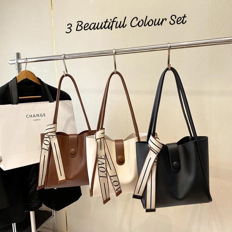 Classy Solid Color Ladies Hand Bag