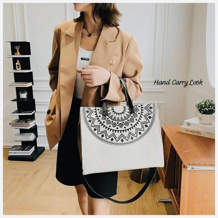 Designer Jute Tote Bag