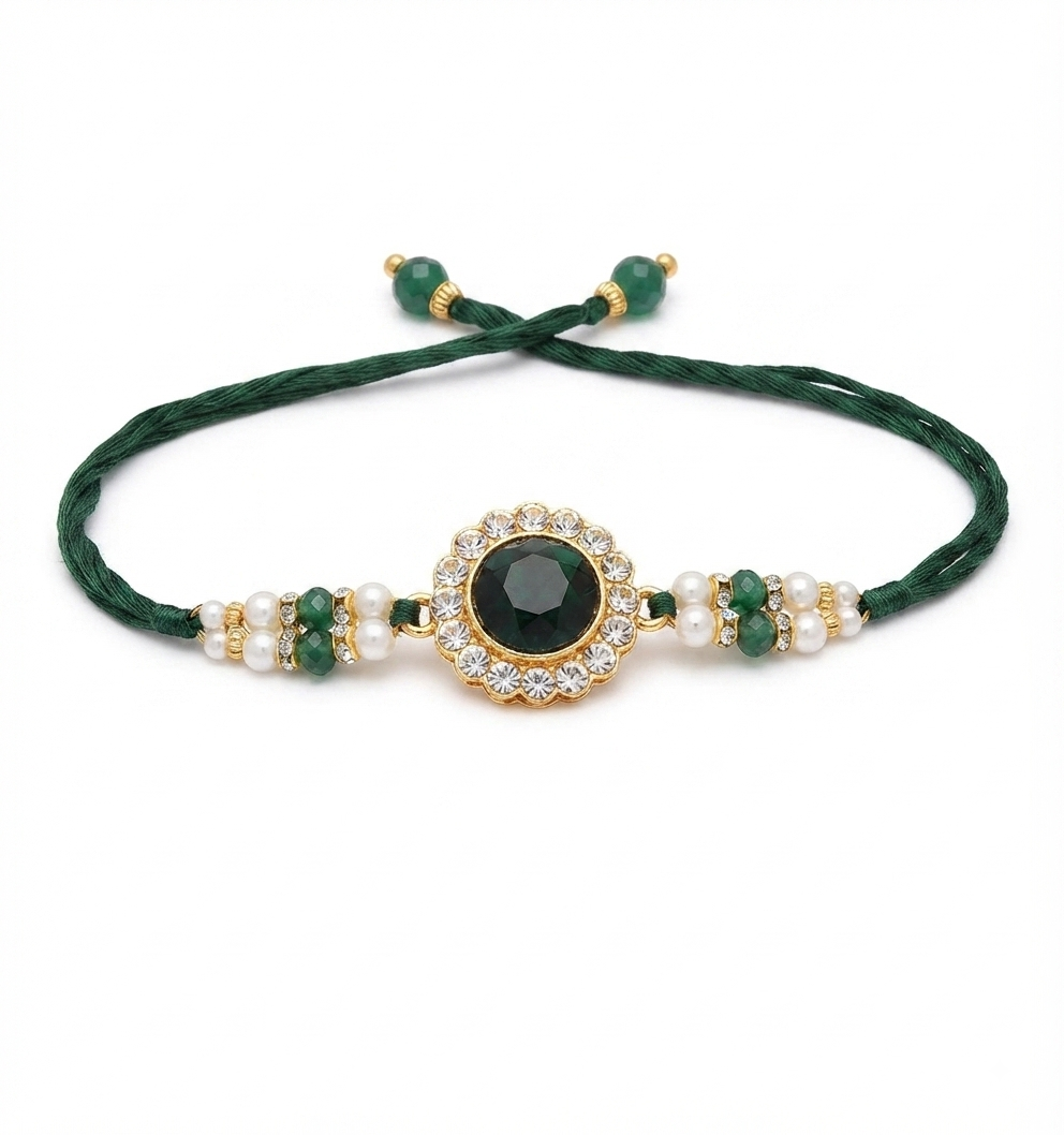 Kundan Bhaiya Bhabhi Rakhi Combo