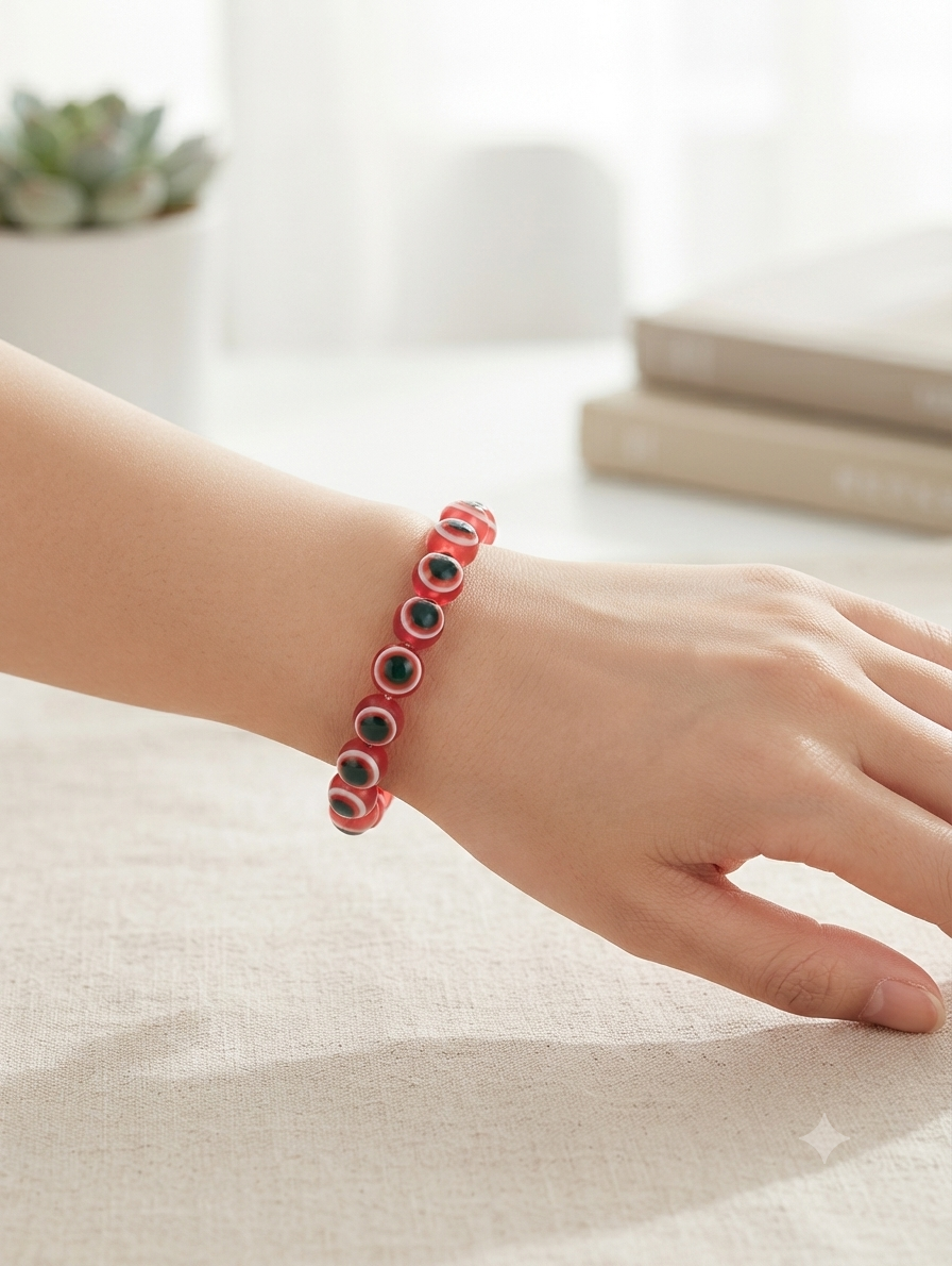 Evil Eye Beads Wristband and bracelet for Women