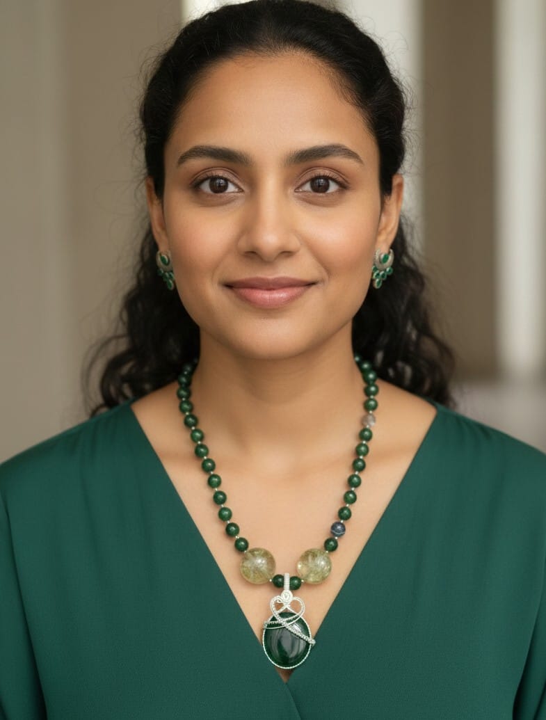 Classy Onyx Stone Necklace Sets