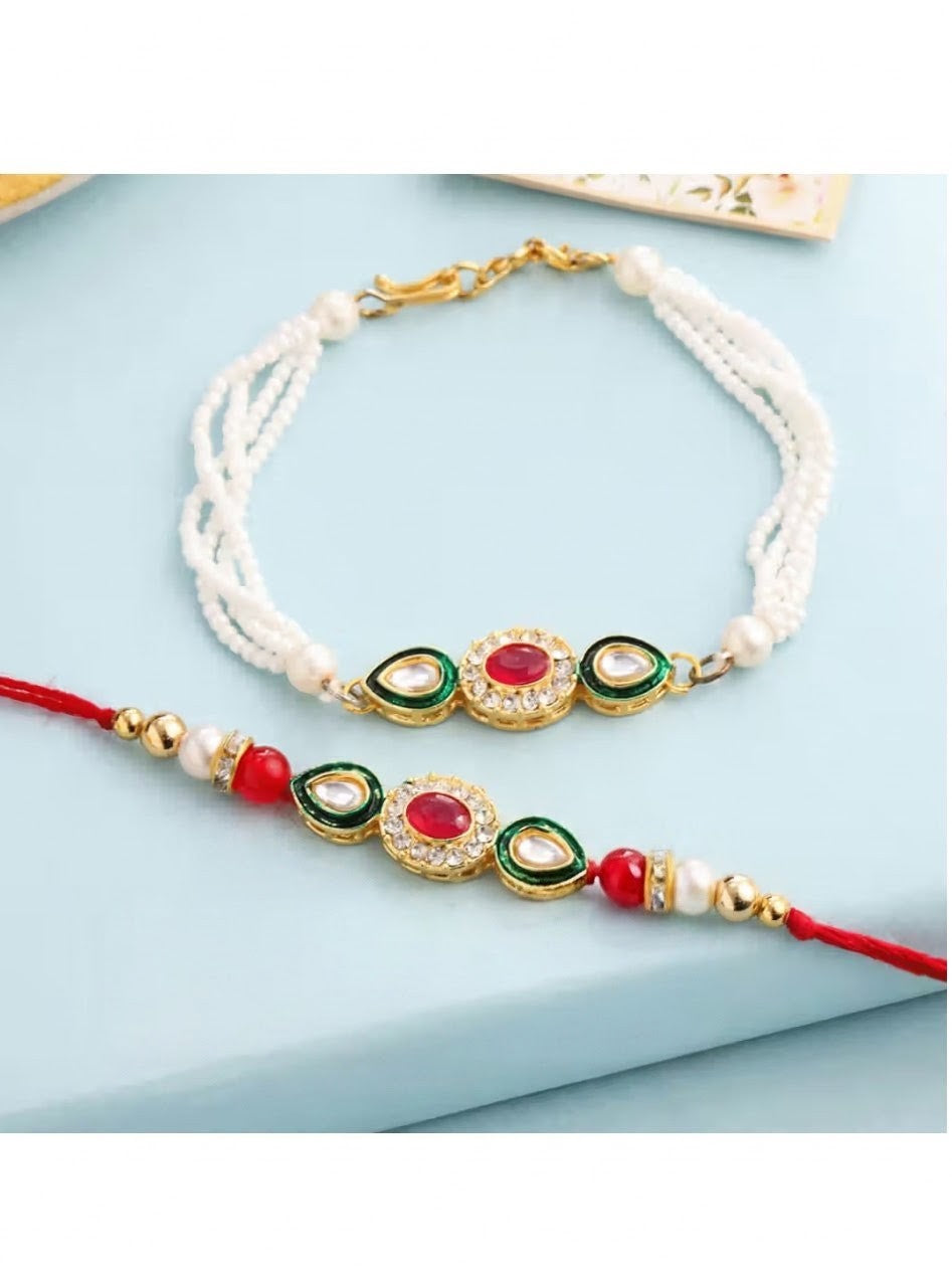 Premium Quality Bhaiya Bhabhi Rakhi Combo