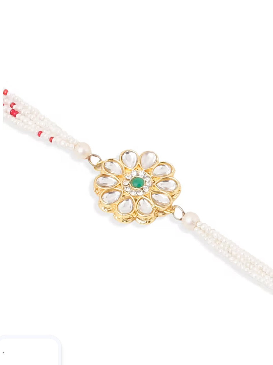 Kundan Bhaiya Bhabhi Rakhi Combo