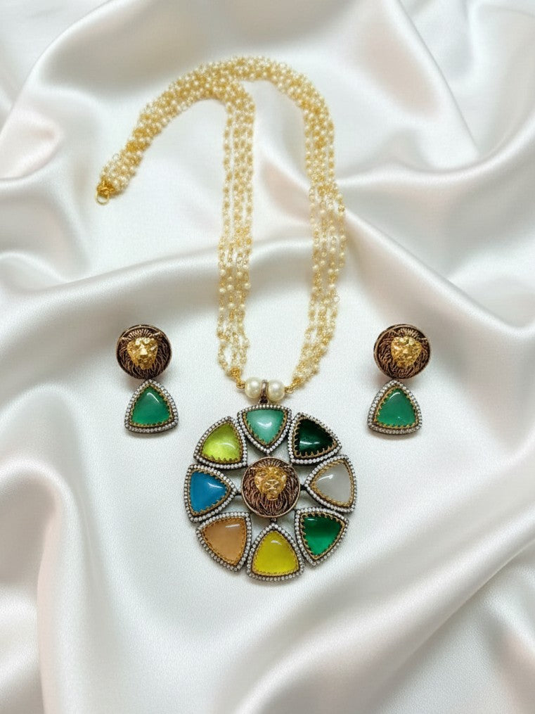 Elegant Sabyasachi Inspired Jewellery Set
