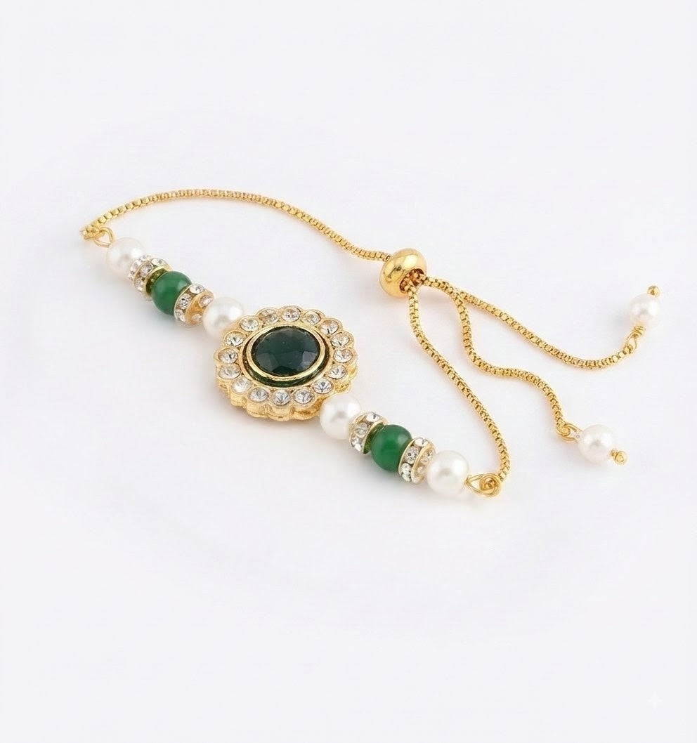 Kundan Bhaiya Bhabhi Rakhi Combo